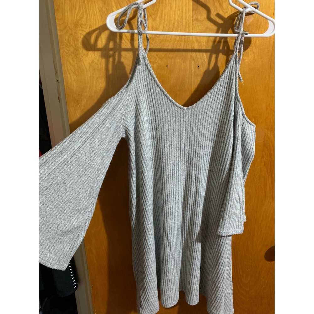 American eagle gray sweater dress